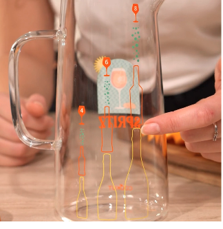  COOKUT - Carafe à Spritz parfait