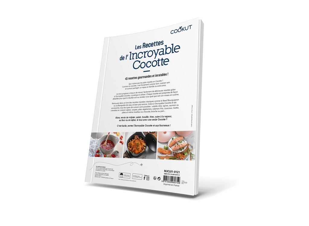 COOKUT - Livre L'incroyable Cocotte | Les recettes françaises