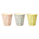 RICE - Gobelet 250 ML - MEDIUM - Jaune fleuri