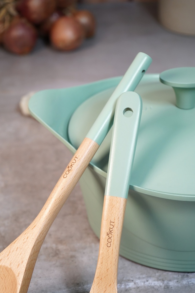 COOKUT - Cocotte 24 CM SAUGE (Vert Clair)