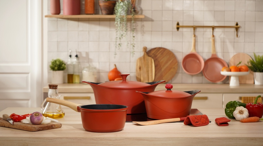 COOKUT - Cocotte 33 CM OVALE PASSION (Rouge)