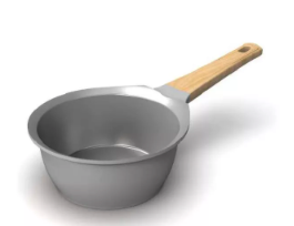 COOKUT - L'incroyable casserole anti-adhérente 16 CM Perle (gris)