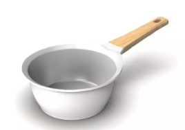 COOKUT - L'incroyable casserole anti-adhérente 16 CM Polaire (blanche)