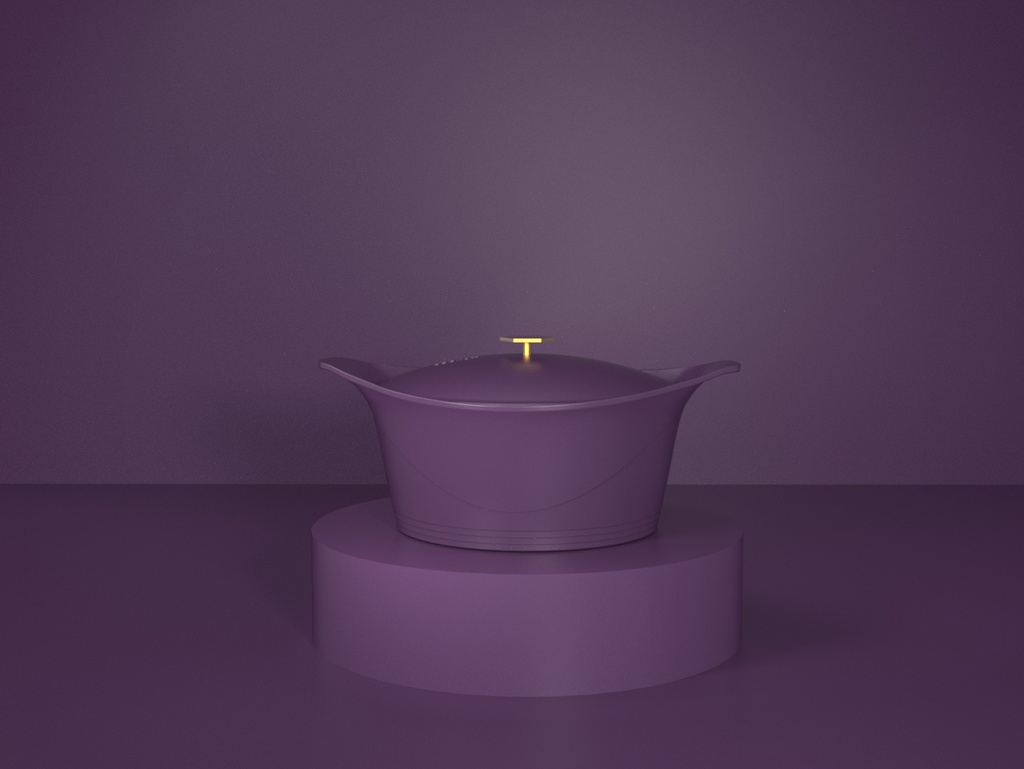 COOKUT - Cocotte 24 CM PRUNE