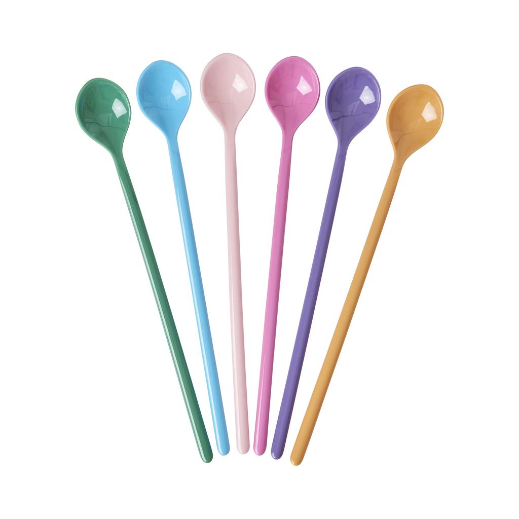 RICE - Cuillère à latte - Pack 6 (Orange) 