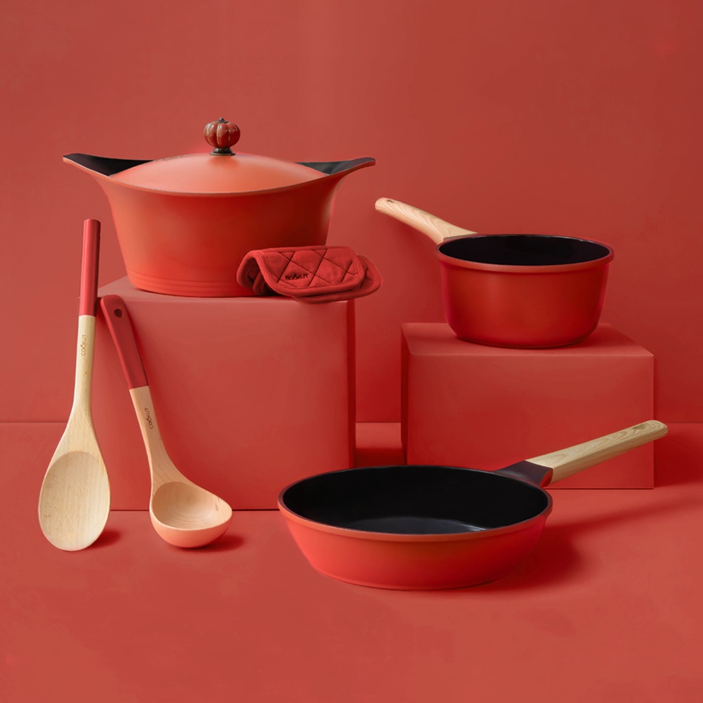COOKUT - Cocotte 24 CM PASSION (Rouge)