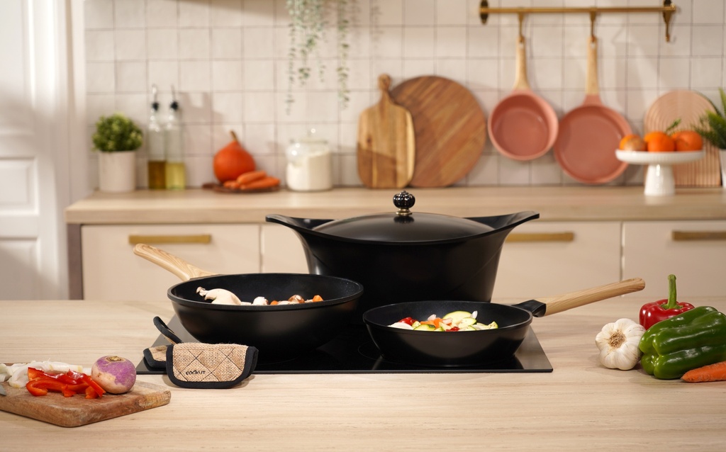 COOKUT - Cocotte 33 CM OVALE GRAPHITE (Noir)