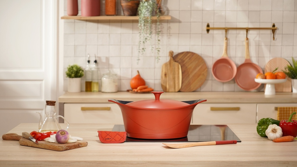 COOKUT - Cocotte 33 CM OVALE PASSION (Rouge)