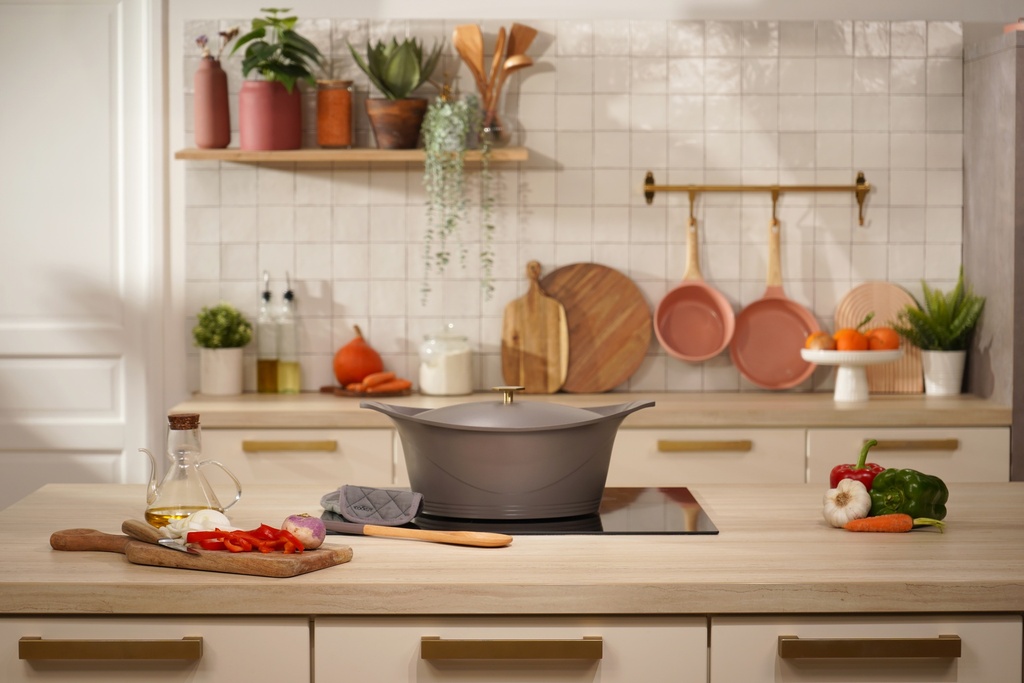 COOKUT - Cocotte 33 CM OVALE MOKA