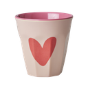 RICE - Gobelet 250 ML - MEDIUM - Rose Rose Coeur