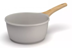 COOKUT - L'incroyable casserole anti-adhérente 20 CM Perle (grise)