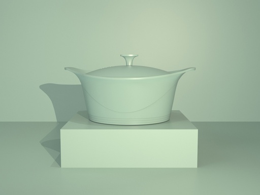 COOKUT - Cocotte 24 CM SAUGE (Vert Clair)