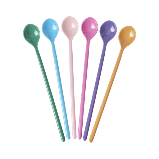 RICE - Cuillère à latte - Pack 6 (Orange) 