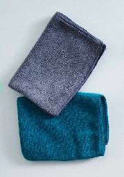 H2O - Chiffonnette absorption turquoise